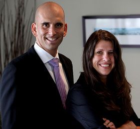 Lawyers Mike Newhouse and Ruth Seroussi